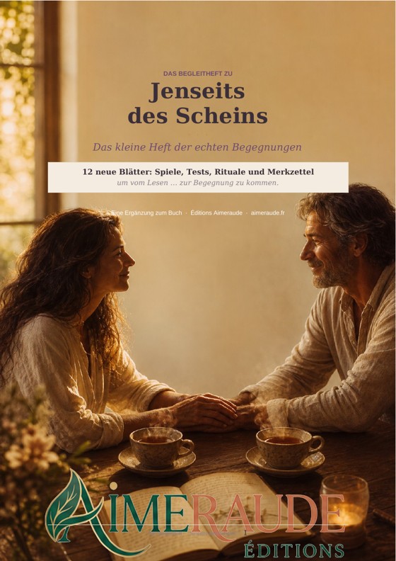 Titelbild von „Das kleine Heft der echten Begegnungen“, dem Begleitheft zum Buch